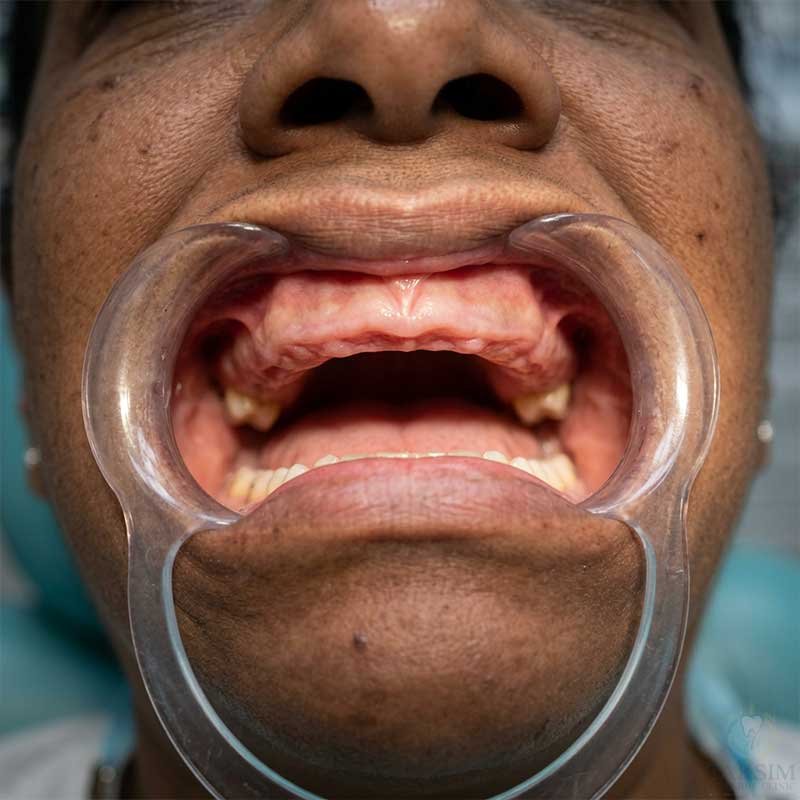 Before Zygomatic Implants